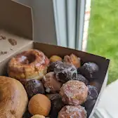 Tim Hortons storefront and interior at 405 Huronia Rd, Barrie, ON