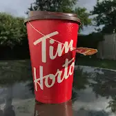 Tim Hortons storefront and interior at 12596 Hwy # 50 North, Bolton, ON