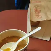 Tim Hortons storefront and interior at 15 Resolution Dr, Brampton, ON