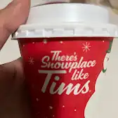 Tim Hortons storefront and interior at 499 Main Street South Shoppers World Mall, Brampton, ON
