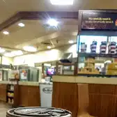 Tim Hortons storefront and interior at 10010 Mclaughlin Rd N, Brampton, ON