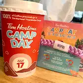 Tim Hortons storefront and interior at 200 Terrace Hill St - D-wing, Brantford, ON