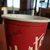Tim Hortons storefront and interior at 3049 Jefferson Dr, Brockville, ON