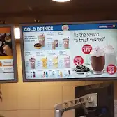 Tim Hortons storefront and interior at 130 Cedar St, Cambridge, ON