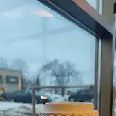 Tim Hortons storefront and interior at 150 Holiday Inn Dr, Cambridge, ON