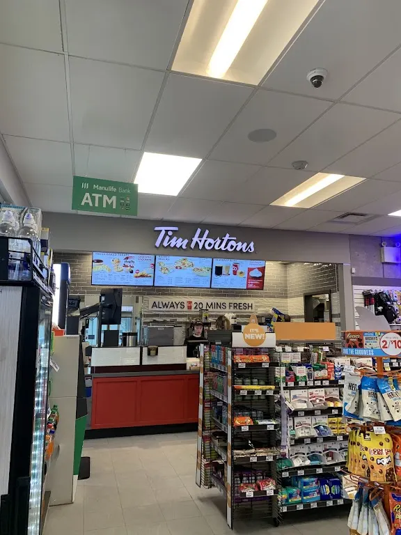 Tim Hortons storefront and interior at 10483 Hwy 7 &amp; 15, Carleton Place, ON