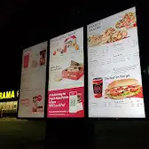 Tim Hortons storefront and interior at 159 Lacroix St, Chatham, ON