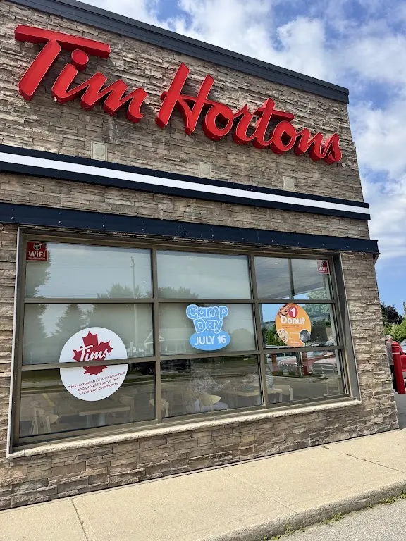 Tim Hortons storefront and interior at 300 Ontario Street P.o. Box 28, Clinton, ON