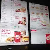 Tim Hortons storefront and interior at 9100 Jane St, Concord, ON