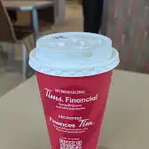 Tim Hortons storefront and interior at 1305 Hwy 5 West, Dundas, ON