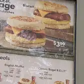 Tim Hortons storefront and interior at 305 Arthur St South, Elmira, ON
