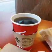 Tim Hortons storefront and interior at 200 Sherway Dr, Etobicoke, ON