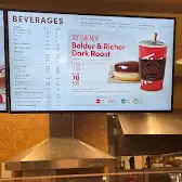 Tim Hortons storefront and interior at 1084 Islington Ave, Etobicoke, ON