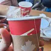 Tim Hortons storefront and interior at 5250 Dundas St West, Etobicoke, ON