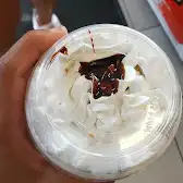 Tim Hortons storefront and interior at 6897 Finch Ave. West, Etobicoke, ON