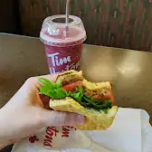 Tim Hortons storefront and interior at 80 King Street East, Forest, ON