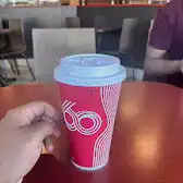 Tim Hortons storefront and interior at 80 Victoria St South, Goderich, ON
