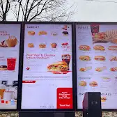 Tim Hortons storefront and interior at 486-488 Woodlawn Rd East, Guelph, ON