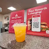 Tim Hortons storefront and interior at 2 King Street West Jackson Square, Unit 162, Hamilton, ON