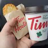 Tim Hortons storefront and interior at 458 County Rd 17, Hawkesbury, ON
