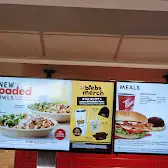 Tim Hortons storefront and interior at 44 Hwy 60, Huntsville, ON