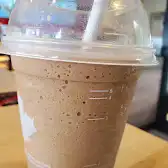 Tim Hortons storefront and interior at 44 Hwy 60, Huntsville, ON