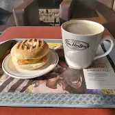 Tim Hortons storefront and interior at 2600 Highway 43, Kemptville, ON