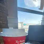 Tim Hortons storefront and interior at 24266 Woodbine Ave, Keswick, ON