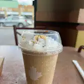 Tim Hortons storefront and interior at 370 Kent St W, Lindsay, ON