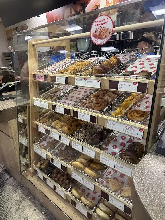 Tim Hortons storefront and interior at 172-174 Dundas St, London, ON