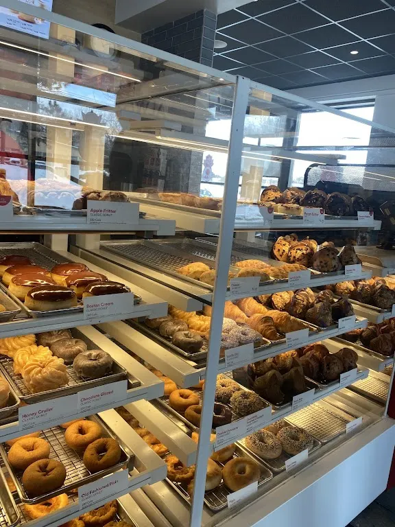 Tim Hortons storefront and interior at 771 Southdale Rd East, London, ON