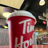 Tim Hortons storefront and interior at 1103 Adelaide St North, London, ON
