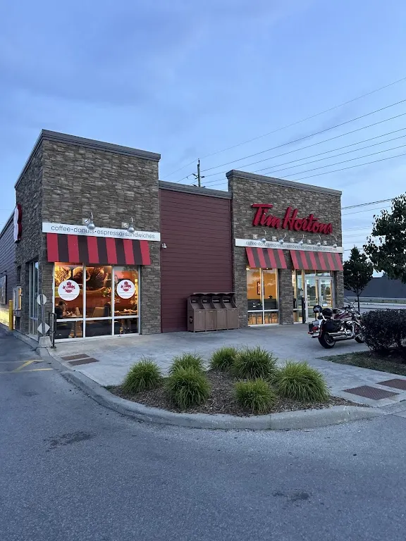 Tim Hortons storefront and interior at 1175-1205 Hyde Park Rd, London, ON