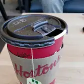 Tim Hortons storefront and interior at 4343 Wellington Rd S, London, ON