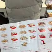 Tim Hortons storefront and interior at 550 Bur Oak Ave, Markham, ON