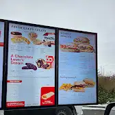 Tim Hortons storefront and interior at 6788 Regional Rd 25, Milton, ON