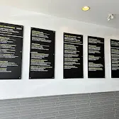 Tim Hortons storefront and interior at 6966 Financial Dr, Mississauga, ON
