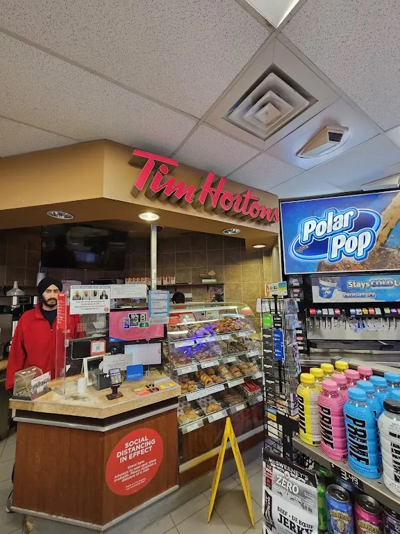 Tim Hortons storefront and interior at 1584 Merivale Rd, Nepean, ON