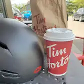 Tim Hortons storefront and interior at 4295 Strandherd Drive, Nepean, ON