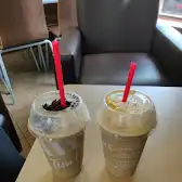 Tim Hortons storefront and interior at 16545 Yonge St, Newmarket, ON