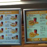 Tim Hortons storefront and interior at 5765 Yonge St, North York, ON