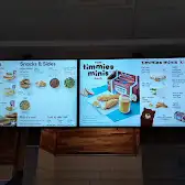 Tim Hortons storefront and interior at 70 Forest Manor Dr, North York, ON