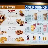 Tim Hortons storefront and interior at 171 Bentworth St, North York, ON