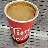 Tim Hortons storefront and interior at 309 Finch Ave West, North York, ON