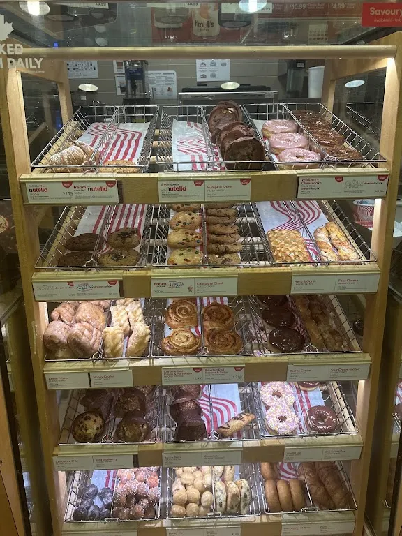 Tim Hortons storefront and interior at 2005 Avenue Rd., North York, ON