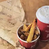 Tim Hortons storefront and interior at 2444 Finch Avenue West, North York, ON