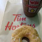 Tim Hortons storefront and interior at 5383 Yonge St, North York, ON