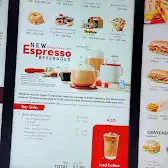 Tim Hortons storefront and interior at 111 Cross Ave, Oakville, ON