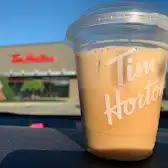 Tim Hortons storefront and interior at 2316 Royal Windsor Dr, Oakville, ON