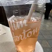 Tim Hortons storefront and interior at 230 Centennial Rd, Orangeville, ON